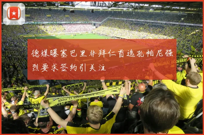 德媒曝塞巴里非拜仁首选孔帕尼强烈要求签约引关注